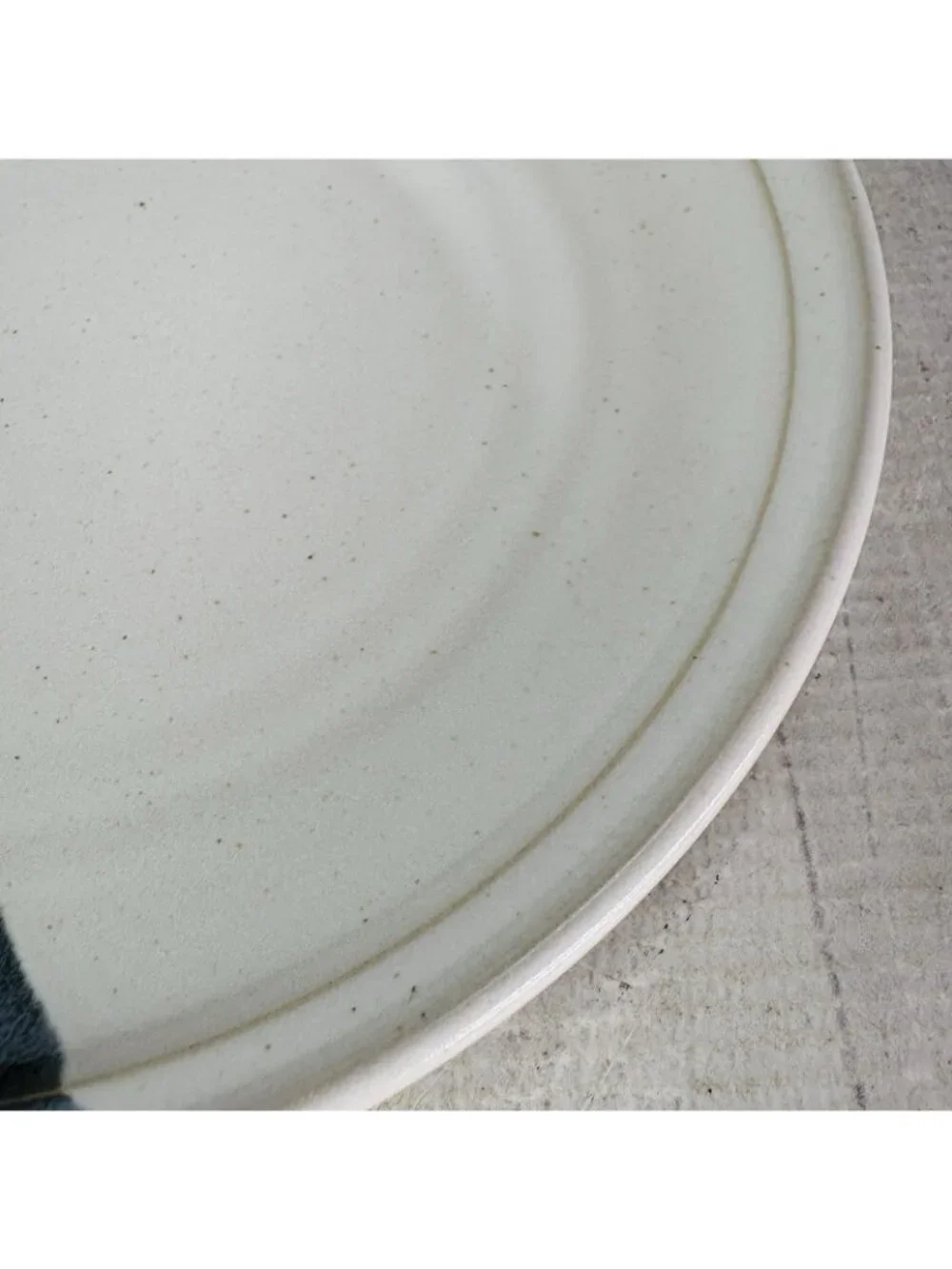 Noritake Stoneware DURANGO 8647 Black Blue Abstract Panels Salad Plates Set 2
